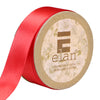 Ruban satin double face 25mm x 5m (rouleau) - rouge  - ELAN - 2125042