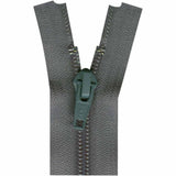Fermeture à glissière pour les vêtements de sport séparable à un sens 55cm (22″) gris acier 6055578
