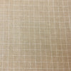 Tissé 100% lin naturel carreaux linéaires blanc cassé  ( lin Tropea ) 4330606