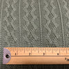 Tricot câble vertical (cable knit)  Sauge - 4350910