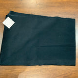 Coupon tissé 100% polyester boardshort noir 50cm (vendu tel quel)