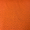 Jersey coton / élasthanne traits noirs fond orange brulé - 15001