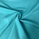 Jersey ouaté coton \ polyester \ elasthanne turquoise - 99141307