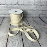 Ruban croisé ( twill tape ) 19mm 3/4po naturel 100% coton 184919