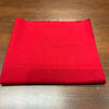 Coupon 50cm 100% coton rouge  (vendu tel quel)