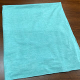 Coupon 80cm jersey Coton \ élasthanne imitation sergé turquoise  (vendu tel quel)