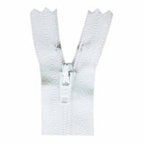 Fermeture à glissière tout usage à bout fermé 50cm (20″)  Blanc - 0050501