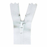 General Purpose Closed End Zipper 55cm (22″) - White - 0055501