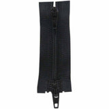Activewear Two Way Separating Zipper 45cm (18″) - Black - 0450580