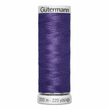 Fil pensée violet 200m - À broder - 100% viscose  - Gutermann Dekor- 4005885
