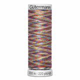 Fil Multicolore Tutti-frutti varié 200m - À broder - 100% viscose  - Gutermann Dekor- 4009994