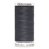 Fil Gris 100m - Denim -100% Polyester - Gutermann - 40329455