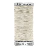Naturel GUTERMANN 12wt fil coton 200m - 40361010