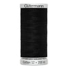 Fil Noir 200m - 100% coton 12wt - Gutermann - 40365201