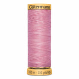 Fil rose aube 100m - 100% coton  - Gutermann -