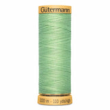 Fil Vert feuille doux 100m - 100% coton  - Gutermann - 4047880