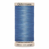 Fil Bleu clair 200m - Pour piquage à la main - 100% coton  - Gutermann - 4075725