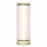 Fil Blanc huitre 100m - Tout usage -100% Polyester - Gutermann - 4100021