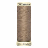 Fil Beige colombe 100m - Tout usage -100% Polyester - Gutermann 4100511