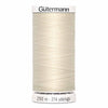 Fil Blanc coquille d'oeuf 250m - Tout usage -100% Polyester - Gutermann - 4250022