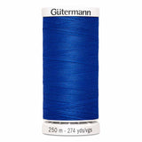 Fil Bleu cobalt 250m - Tout usage -100% Polyester - Gutermann 4250251