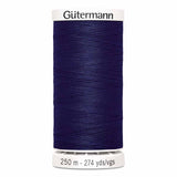 Fil Bleu marine 250m - Tout usage -100% Polyester - Gutermann 4250272