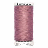 Fil Vieux rose 250m - Tout usage -100% Polyester - Gutermann 4250323
