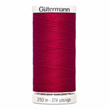 Fil Rouge cramoisie 250m - Tout usage -100% Polyester - Gutermann