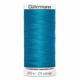 Fil Bleu rivière 250m - Tout usage -100% Polyester - Gutermann