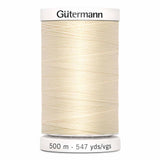 Fil Blanc ivoire  500m - Tout usage -100% Polyester - Gutermann 4500800