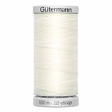 Fil blanc huitre 100m Extra-fort -  100% polyester  - Gutermann - 4700111