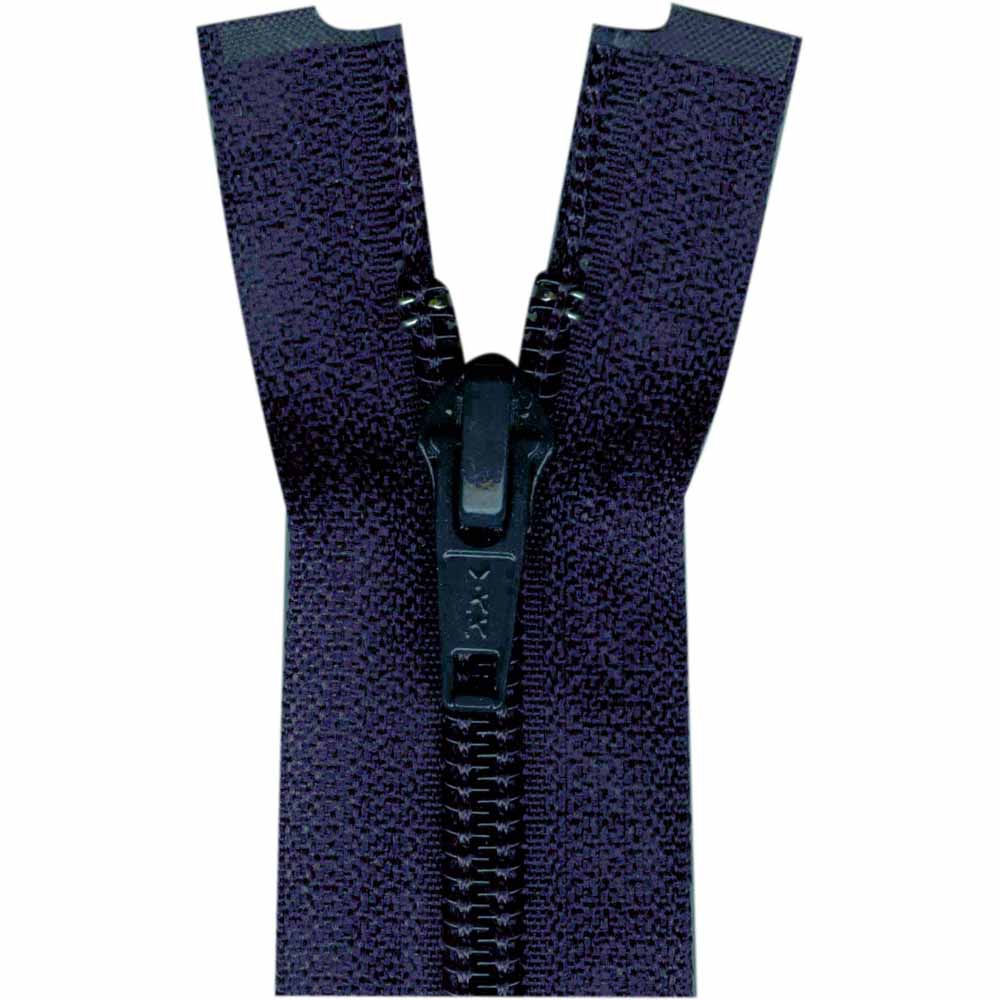 Outerwear Two Way Separating Zipper -Black