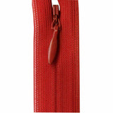 Invisible Closed End Zipper 20cm (8″) - Hot Red - 8020519