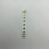 Boutons 2 trous 10 mm. Bleu pâle - Button Basics  BB4306G