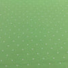 Jersey coton / élasthanne Vert pistache petit pois blanc