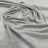 Cotton / spandex Jersey Pale grey melange - 18600164