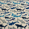 Swim Bleu shark white background