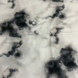 Jersey coton / élasthanne Tye dye Noir