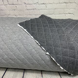 Gros matelassé gris pâle gris foncé réversible ( loft quilt ) - 3781901