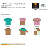 t-shirt enfant Alex patron pdf - Ah ben couds donc!