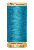 Fil Turquoise 800m - 100% coton  - Gutermann - 4086745