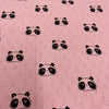 Pointelle coton rose petit panda