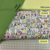 100% coton Gnome teinte printemps vert CD2002
